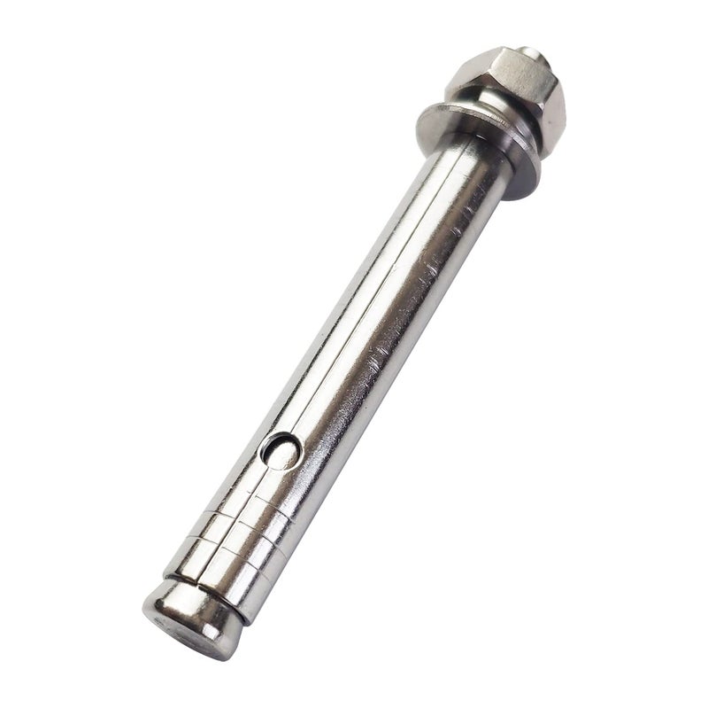 JENSWILL 10 Pack M8x80mm Expansion Bolts Anchor Bolt 304 Stainless Steel External Hex Expansion Screw Bolt Sleeve Anchor Fastener Wall Concrete - Image 5